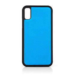 Coque iPhone Cuir Bleu des mers - Access Chic