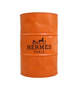 Baril Déco Design Hermès Orange